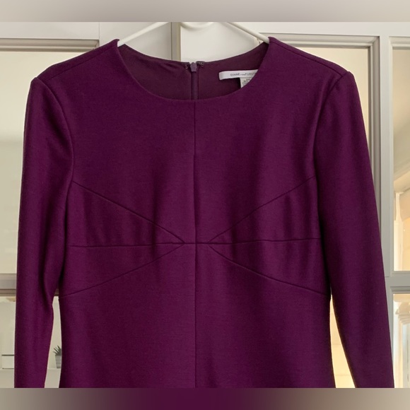 Diane Von Furstenberg crew neck wool mini dress, US size 6 - Picture 4 of 5